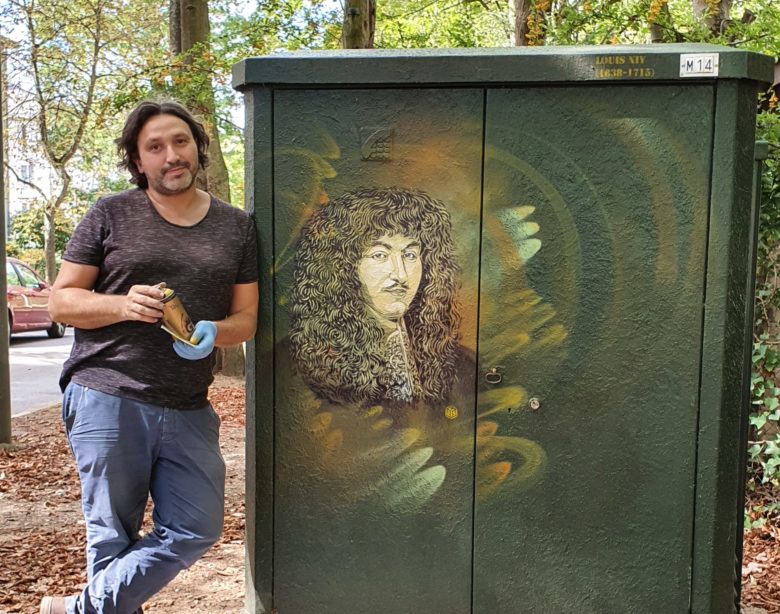 street art c215 parc maisons-laffitte